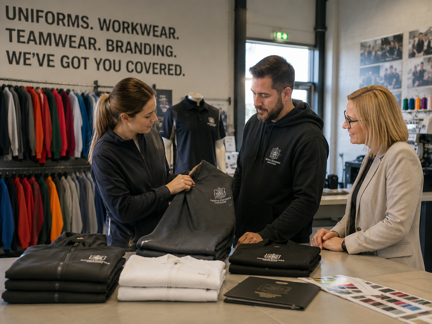 Bulk clothing orders for schools, teams and businesses